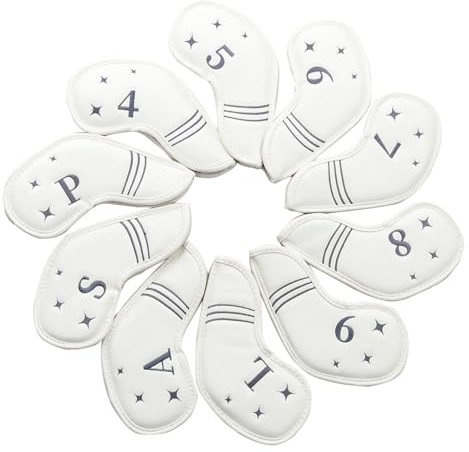 Limtula Protectores De Hierro para Golf con Cerradura Magnética PU Reforzada Funda Tamaño Resistente A Impactos Deportes Cubierta Ligera Palos Golf con Imanes