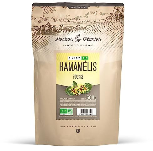 Hamamélis Biologique - 500gr de poudre