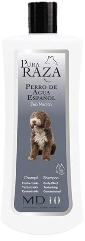Olika nyanser av brunt hår spansk vattenhund schampo - fuktgivande, veganskt och biologiskt nedbrytbart schampo för lockar - tillverkad i Spanien - 750 ml - MD-10 COLLECTION