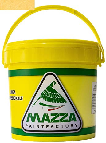 MAZZA Pittura Decorativa Le Velature Lt 5 Colorificio Vernice Effetto Velato Nuvolato Semicoprente Pareti Interne Idropittura Murale Colorata Opaca (Oro1 Vl6111)