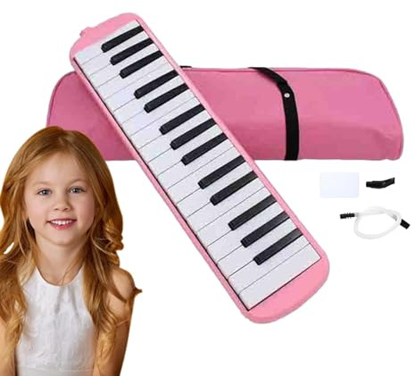 Melodica instrument, luftpianotangentbord. Musikinstrument, melodik mun