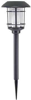 BEPER P207ILO100 Lampada solare con effetto fiamma, picchetto per fissare al terreno, protezione all’acqua IP44, h 43cm