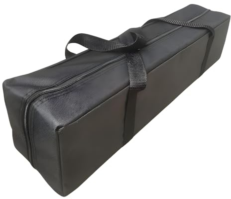 Klmnop 43 Inch Soccer Corner Flag Carrying Bag, Portable Flags Poles Storage Bag, Training Equipment(Black)