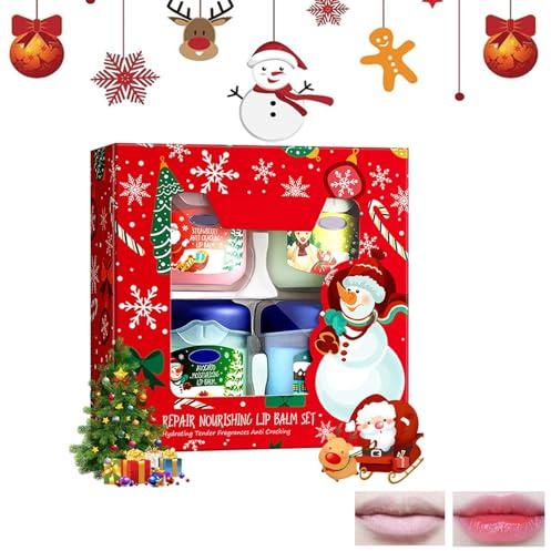 Cuidado De Los Labios,CuidadoHidratante de Labios,Juego de Bálsamos Labiales,Bálsamo Labial Hidratante Natural,Cuidado de Labios Nutritivo E Hidratante,HydratingLip Balm Set