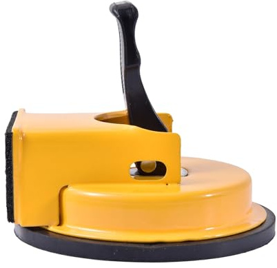 Herramienta de fijación de suelo, 11,8 x 11,8 x 5 cm, herramienta robusta para reparar juntas laminadas, agarrador de juntas de hierro reforzado con ventosas mejoradas para suelos de vinilo y madera