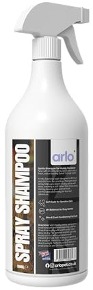 Spray Shampoo 500ml | Rinse-Off Spray Shampoo for Horses & Livestock | Muddy Legs & Coat Wash | Sweet Orange Scent | pH Balanced & Gentle with Skin & Coat Conditioners | Easy Application Spray