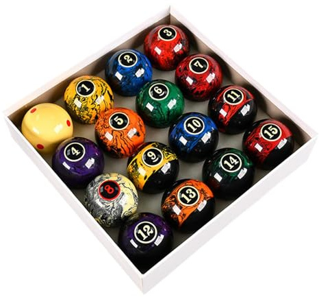 Ysyqkn 16 Palle da Biliardo per Tavolo da Snooker, Set Professionale da Snooker.