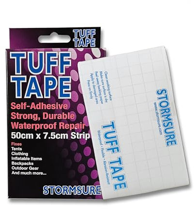 Stormsure TUFF Tape Reparatur 0,5m - Outdoor-Bekleidungsreparaturen, Selbstklebend, Wasserdicht, Flexibel