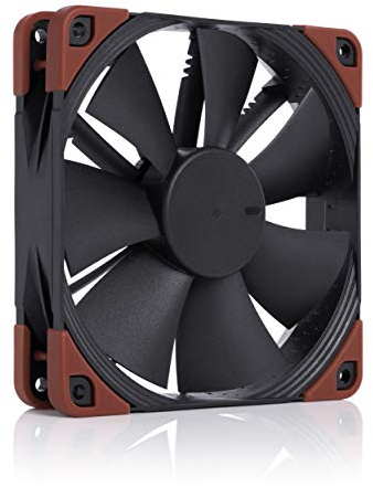 Noctua NF-F12 iPPC-2000, Heavy Duty Cooling Fan, 3-Pin, 2000 RPM (120mm, Black)