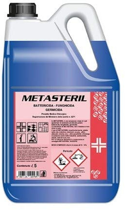 ECOBOLLE DISINFETTANTE ANTIBATTERICO PROFESSIONALE: Metasteril Profumato Da 5kg