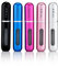Inge Perfume Atomiser Set 5PCS – Refillable Travel Size Spray Bottles for Aftershave or Fragrance – Compact 5ml Mini Atomisers for Men & Women – Pocket-Sized and Easy to Refill