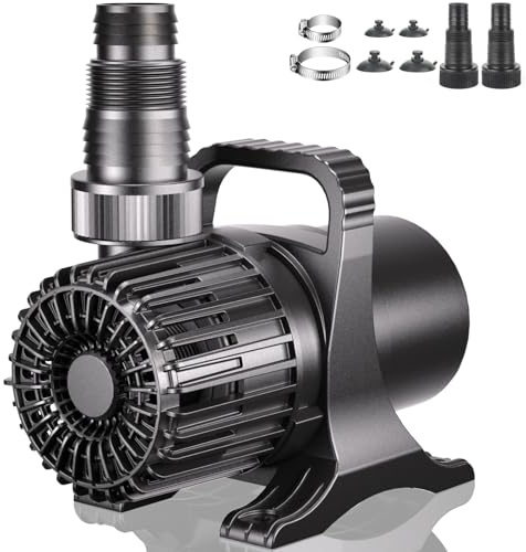 WaterRebirth (3200GPH-175W,UL listed) High Flow Large Fountain Submersible Water Pond Sump Pump Aquarium Electric Waterfall Pump Outdoor PS-3200