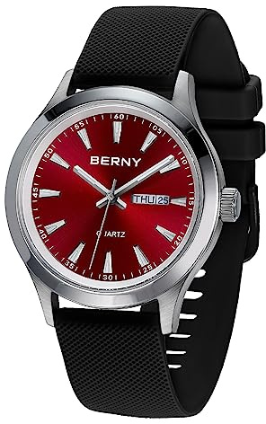 BERNY Fashion Casual Watch for Men 3ATM Waterproof Miyota 2105 Quartz