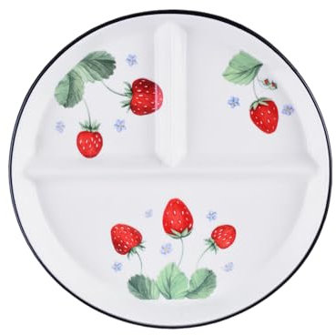 Hoshisea Insalatiera, piatto in ceramica, piatto da spuntino con scomparti, piatto da portata, piatto da portata per piatti a scheggiatura, feste, snack, insalate, dessert