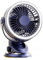 Mini Ventilateur Pince Silencieux, Ventilateur USB Portable 2400mAh, 3 Vitesses, 3 Luminosité, Ventilateur Rotatif à 360°, Rechargeable Batterie Ventilateur de Table pour Chambre Camping Voyage