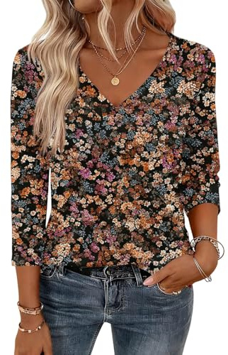 Chemise Blanche Femme Tee Shirt Noel T Team Bride Noir Rouge T-Shirt Resille Coton Col V Blouse Menage Personnalisé Marron S