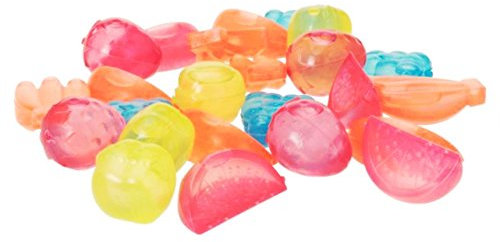 Cubetti di ghiaccio permanenti per rinfrescare bevande, a forma di frutta, 60 pezzi