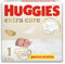 Huggies Extra Care Bebè, Windeln Größe 1 (2-5 kg), sehr saugfähig, Disney-Design, Vorratspackung, 160 Stück