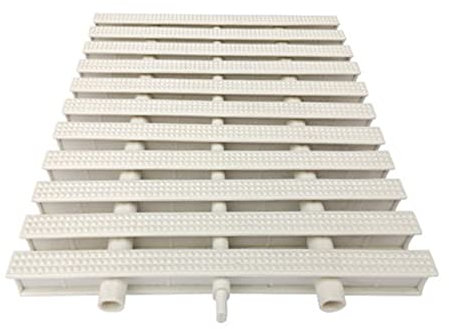 ZCBYBT Parrilla De Desbordamiento De Piscina PVC Gutter De Protección Ambiental Gutter Rejilla De Agua, para Piscinas, Cocinas, Baños, Etc.,2m