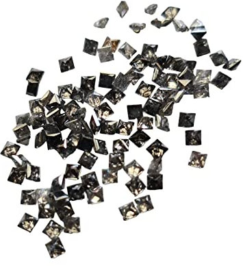 Gems For Jewels Coupe de Princesse Blanche Blanche de 2,9 mm pour Femmes, Diamant à facettes Mousseux pour Bijoux 1 pc - PPD86A