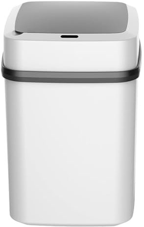 LearnLyrics Pattumiera Touchless, Pattumiera Automatica, Pattumiera con Sensore - Pattumiera da Cucina, Pattumiera Elettrica Grande da 13 Litri, Pattumiera Intelligente per Camera da Letto e