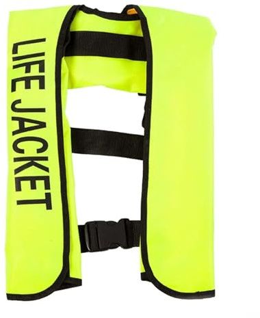 Giubbotto di Salvataggio for Adulti, Giubbotto Salvagente con Fischietto Integrato e Cintura Regolabile for Sport Acquatici Unisex(Green)