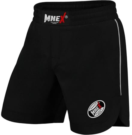MMA Shorts for Training and Kick Boxing, Trunks for Bodybuilding, Cage Fighting, Muay Thai, BJJ Grappling and Combat Sports