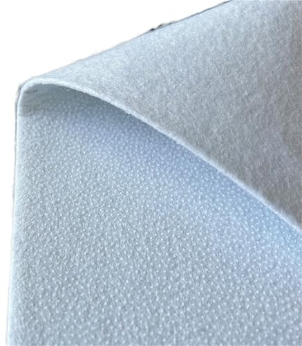 JHSDHYD Volymfleece Hot Iron Interfacing tyg lim lapptäcke handgjorda gör-det-själv kläder väska hatt hantverk tjockt foder tillbehör för sömnad (White 400)
