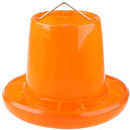 sodeber Comedero Bebedero de para gallinas Dispensador de Alimentos de 3 kg / 6, 6 Libras de Capacidad para pájaros Equipo de alimentación para Aves de Corral pequeñas Comederos para Pollitos Base de