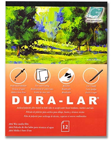 Grafix Pad (12 shts) .004 Wet Media Dura-Lar 9x12