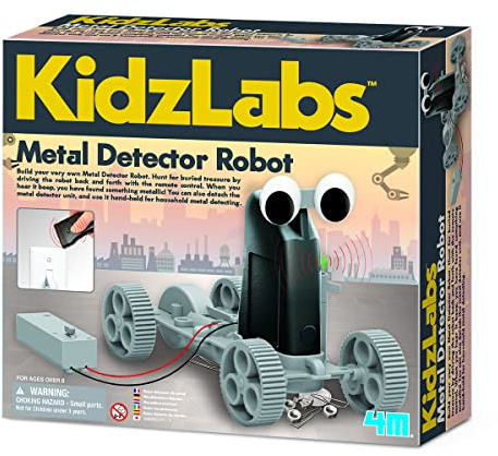 4M Kidz Labs Metal Detector Robot