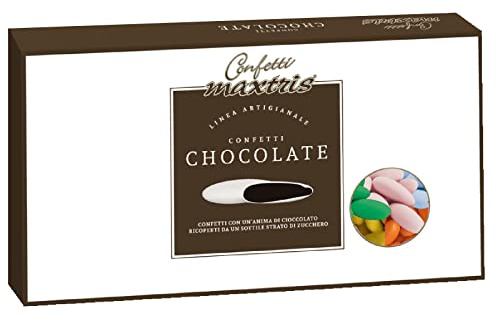 Confetti couleurs assorties au chocolat 1 kg