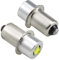 SRunDe 2 Stück Maglite LED-Taschenlampenbirne 5W 6-24V P13.5S Notarbeitslichtlampe Ersatzlampe für 4-6 C/D Zellen Maglite Led-Konvertierung Taschenlampen