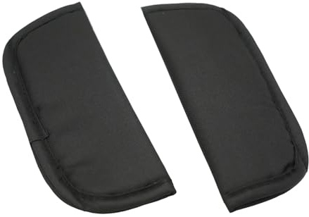 FortuneGlobe 2pcs ceinture enfant voiture(Noir) ，Coussin de Ceinture de Sécurité pour Poussette Bébé pour Enfants，adaptateur ceinture securite enfant