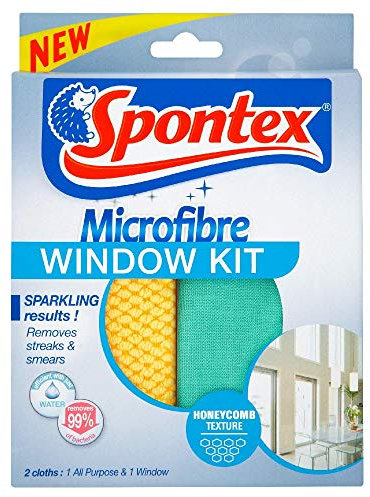Spontex Microfibre Window Kit
