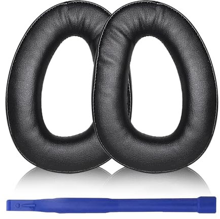 Aiivioll GSP 300 Ohrpolster Ersatz-Ohrpolster Ohrpolster Kompatibel mit Sennheiser GSP 300 GSP 301 GSP 302 GSP 303 GSP 350 GSP 370Gaming-Kopfhörer (schwarz)
