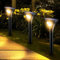 Ainostone Solarlampen mit Bewegungsmelder Außen 3 Stück Solarleuchten 1500mAh LED Solarstrahler Super Hell Warmweiß Auto Ein/Aus IP65 Wasserdicht für Garten Garage Terrasse Weg Einfahrt Terrasse