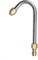 High Pressure Washer Rod, Washer Extension Gutter Cleaner Attachment Accessory with 1/4 Inch Quick Connect for Washer Lance/Wand, U-Shaped Curved Rod, 140mm