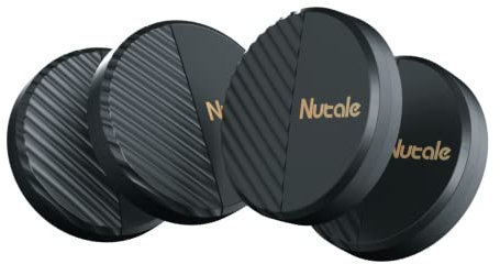 Nutale Mate Trova Oggetti - 4PCS Key Finder Localizzatore di oggetti Bluetooth Tracker con portachiavi per Chiave, portafoglio Chiave casa o Chiave macchina