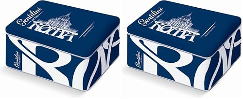 Gentilini Biscottiera San Pietro, Biscotti Assortiti, 500g (Confezione da 2)