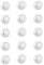 JEXOWIQ 15 pcs Buttons Selber Machen,DIY Ansteckbuttons, Transparente DIY Ansteckbuttons, Sicherheitsnadel Knöpf Anstecknadeln für Kinder Foto Kleidung Bild Party Namensschilder,1.5 inches/38mm