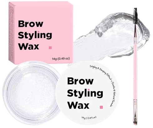 Gel per sopracciglia trasparente, gel per la fronte chiaro - Cera per lo styling delle piume impermeabile - Usa gli occhi 'occhio assicuratore all'aperto cosmetici per donne, moglie, adulti