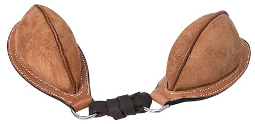 HILASON Horse Bucking Rolls Buck Roll Saddle Rodeo Roping Ranch Ride Tan
