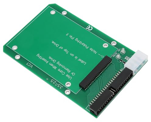 RASTKY 2.5 Pulgadas a 3.5in SSD 44PIN IDE Tarjeta con Convertidor Transferencia de Datos Fácil entre Laptop y las PC de Escritorio