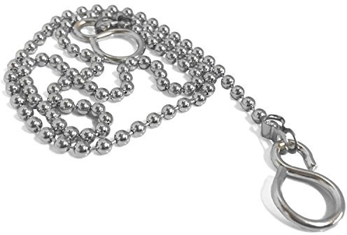 Kam Replacement Chrome 18 Sink Basin Bath Ball Plug Chain And S Hook Ends