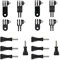 PLABBDPL Action Camera Braccio Girevole Regolabile, Accessori Attacco per GoPro Hero 10, 9, 8, 7, 6, 5, Xiaomi, Fusion, DJI Osmo, SJCAM, Asta GoPro Attacco Casco Moto (16 Pezzi)