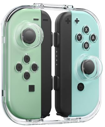 IINE Mini Storage Case for Joy-con, Portable Dust-Proof Protective Box Compatible with Nintendo Switch/OLED Joy-Con, Joy-con Travel Case with Magnetic Closure