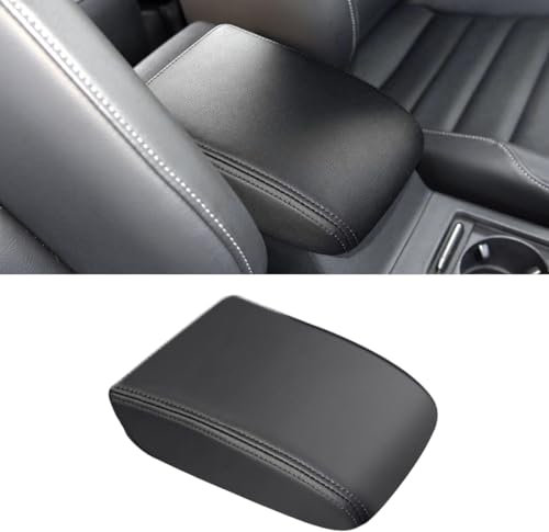 KOLOME Mittelarmlehne Abdeckung für Golf 7 MK7 2013-2020 Auto Mittelkonsole Pad Armlehnen Auflage Armlehne Schutz Armlehnenbezüge (Schwarze)