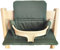 Shabany® Hochstuhl Sitzkissen 100% Bio Baumwolle | Classic Kissen Sitzbezug Hochstuhlauflage | 2-teilig passend für Stokke Tripp Trapp Kinderhochstuhl | maschinenwaschbar einfache Befestigung (trust)