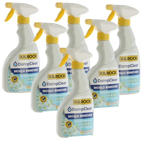 Masterpart Active Foaming Mould Remover Spray Damp Clear Mould Killer 500ml Pack Of 6